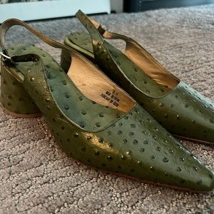 Jeffrey Campbell ostrich pump